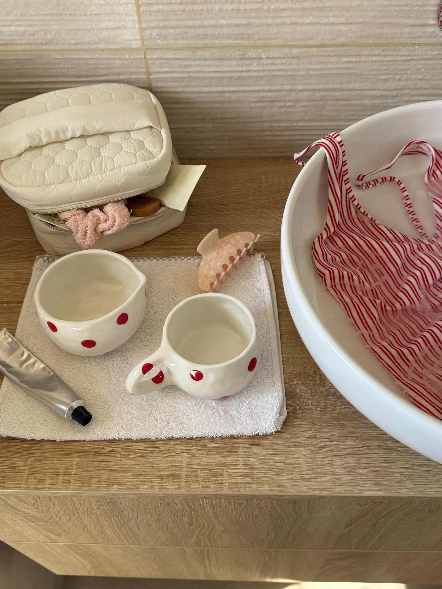 Mug à pois