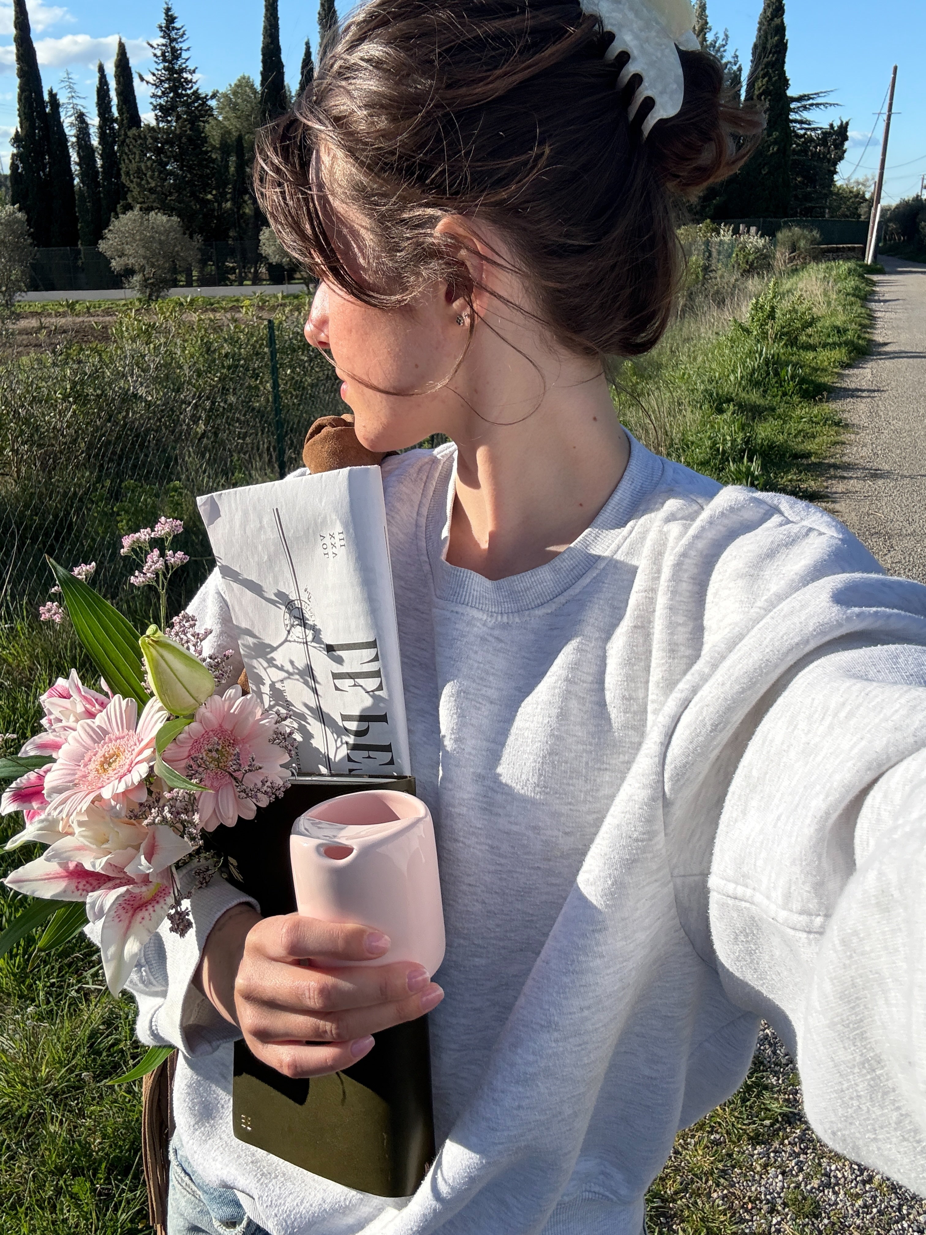 Mini travel mug baby pink