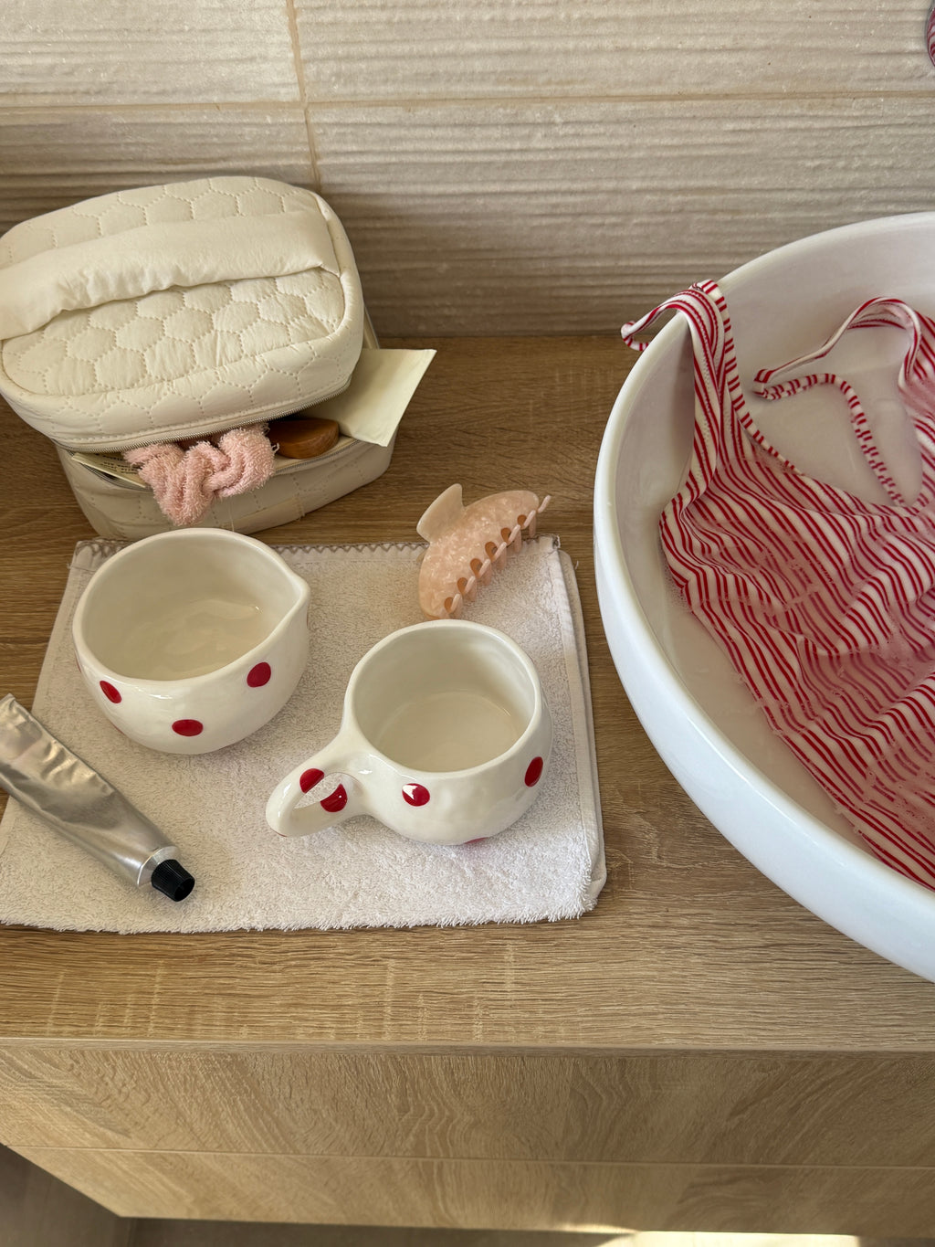 Mug à pois