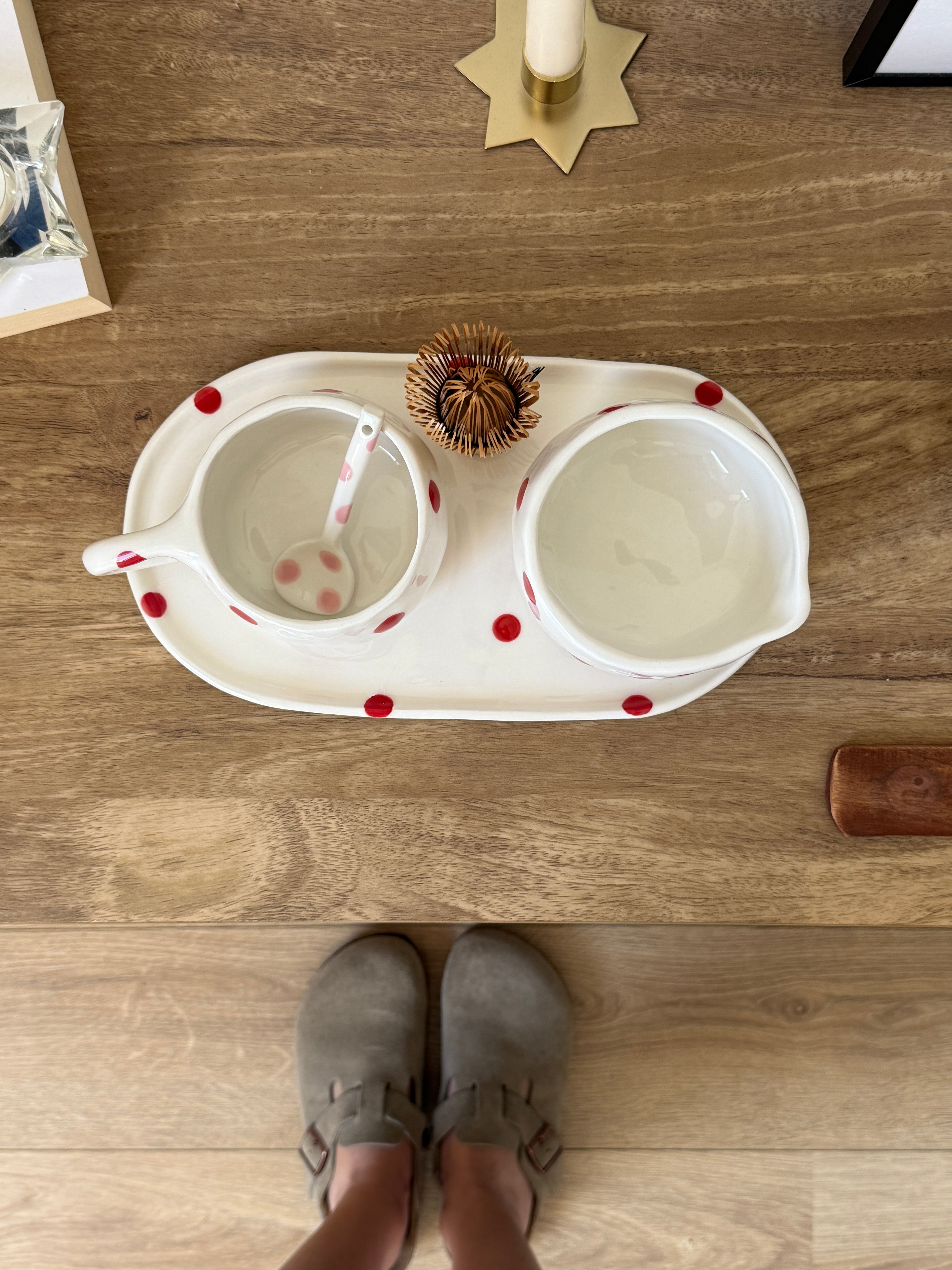 Plateau à pois