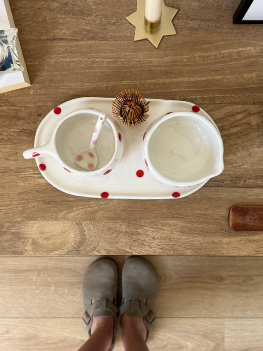 Plateau à pois