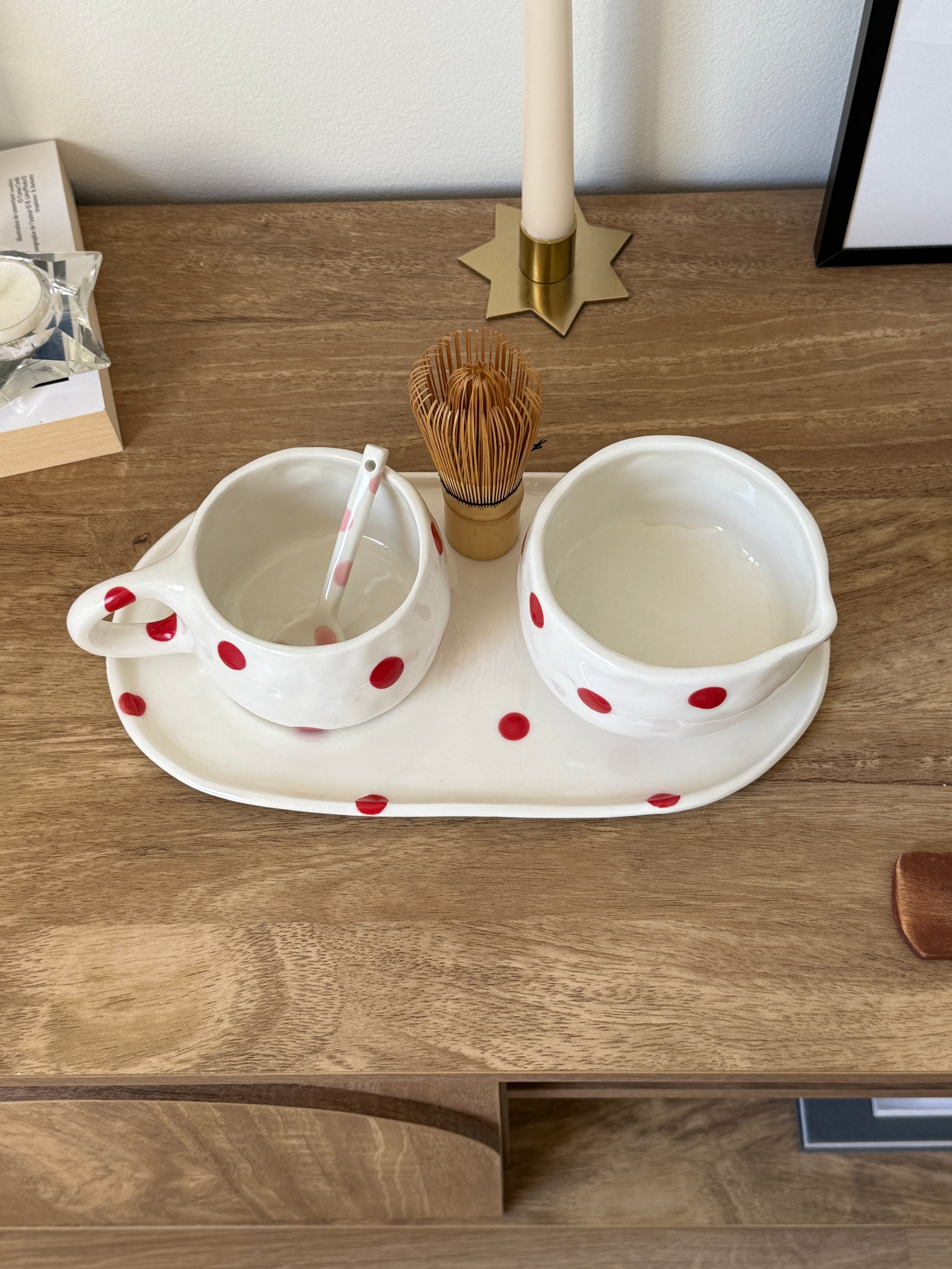 Mug à pois