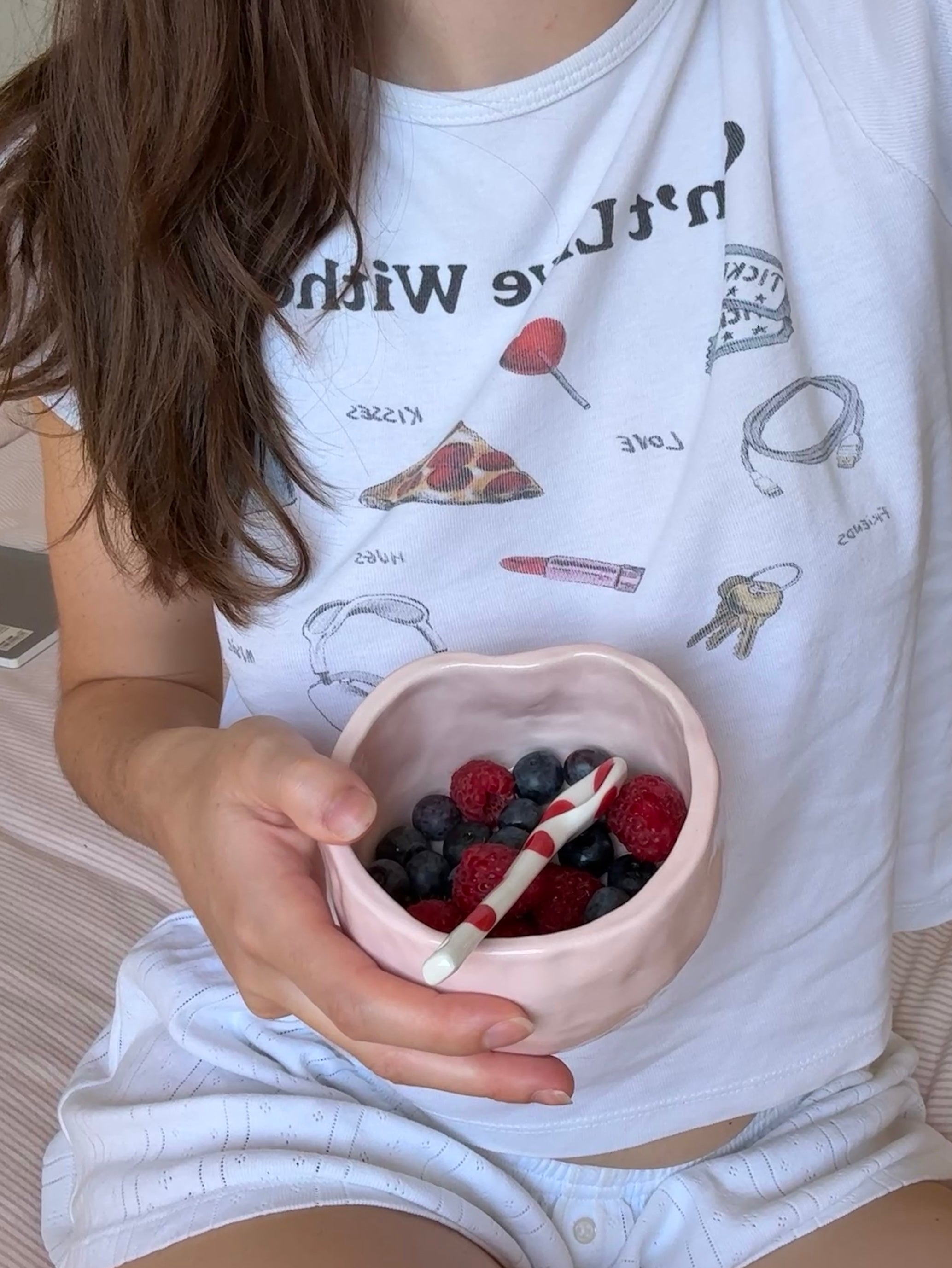 baby pink bowl