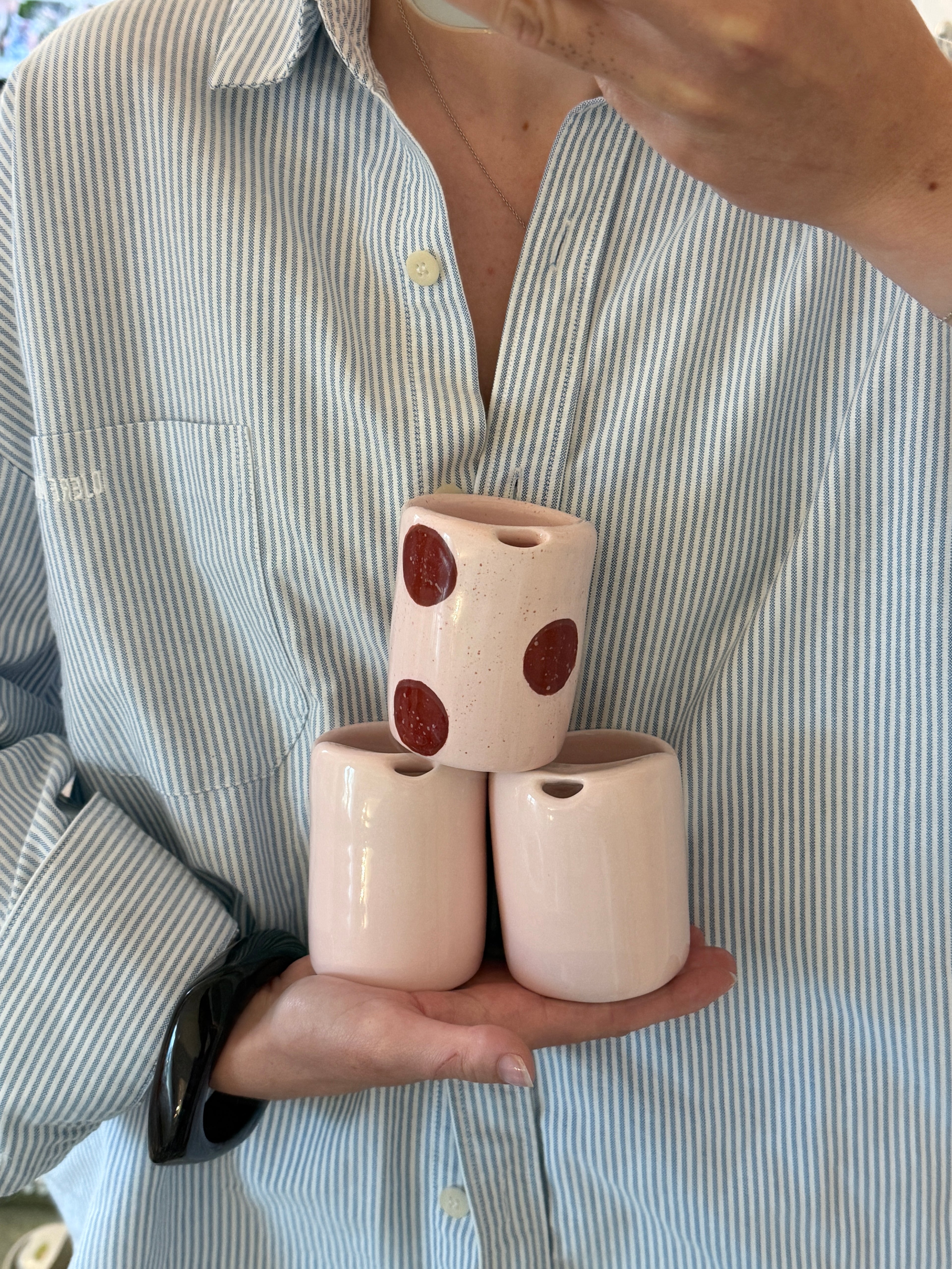 Mini travel mug baby pink