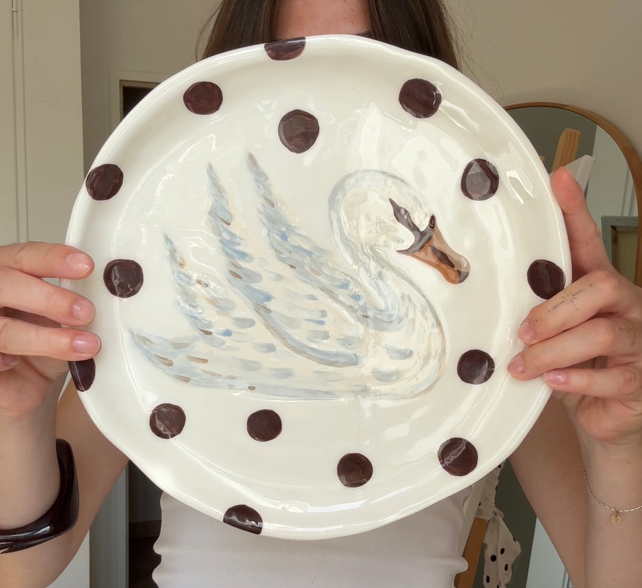 Assiette Cygne