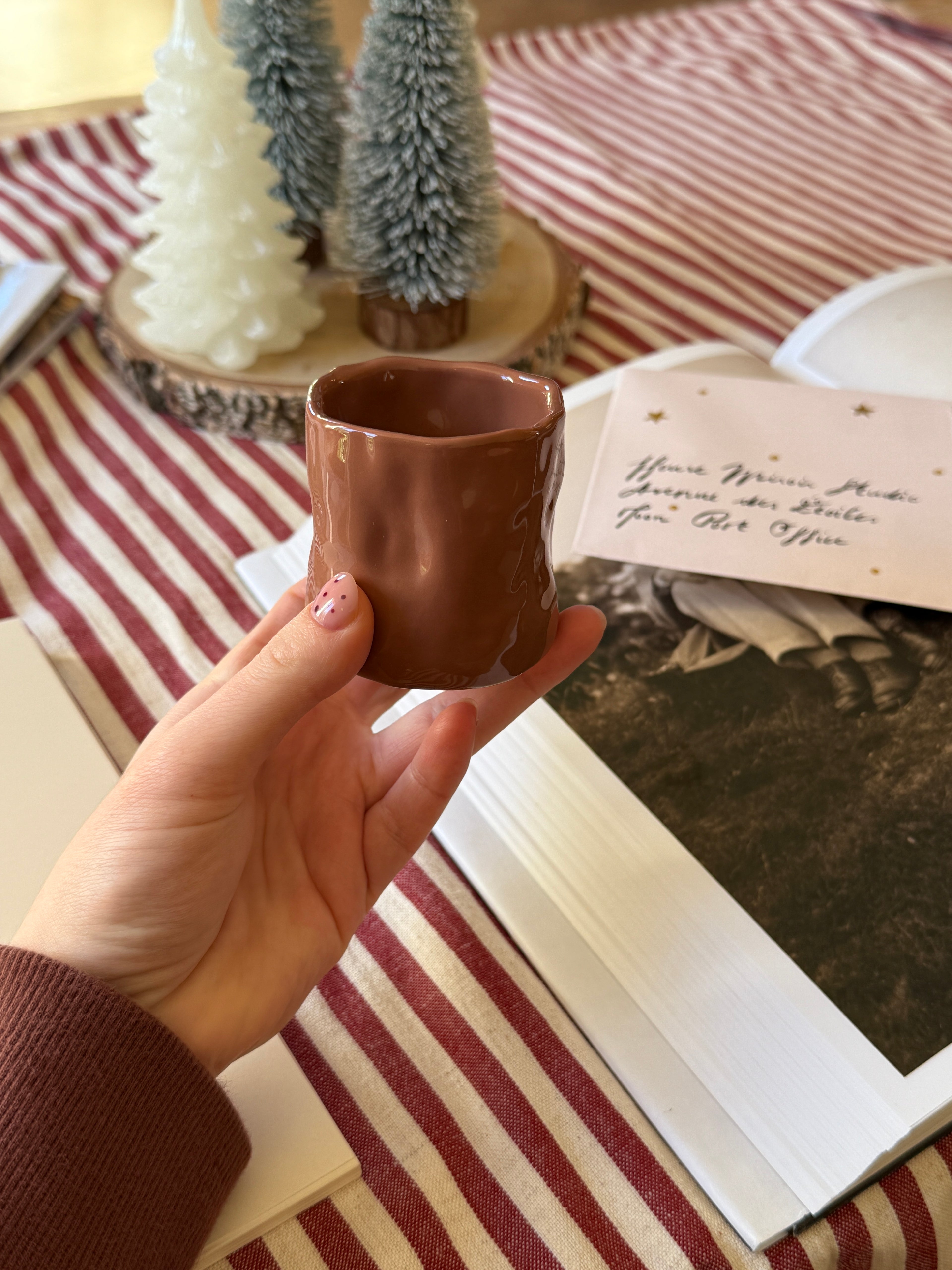 Cup espresso - chocolate