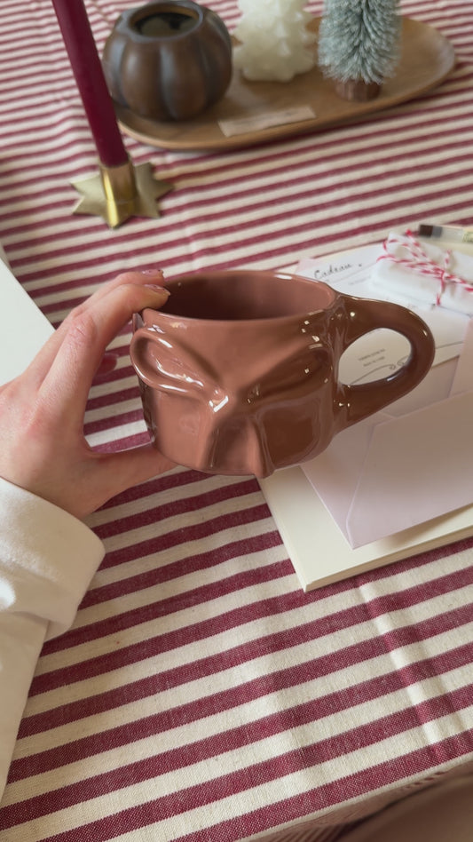 Mug Noeud - chocolat