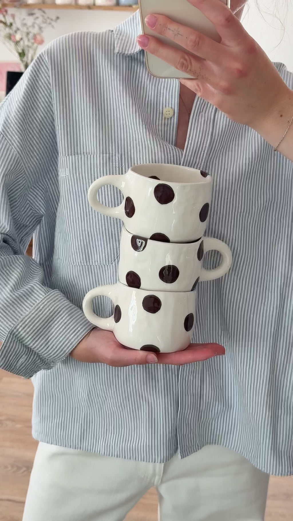 Mug à pois