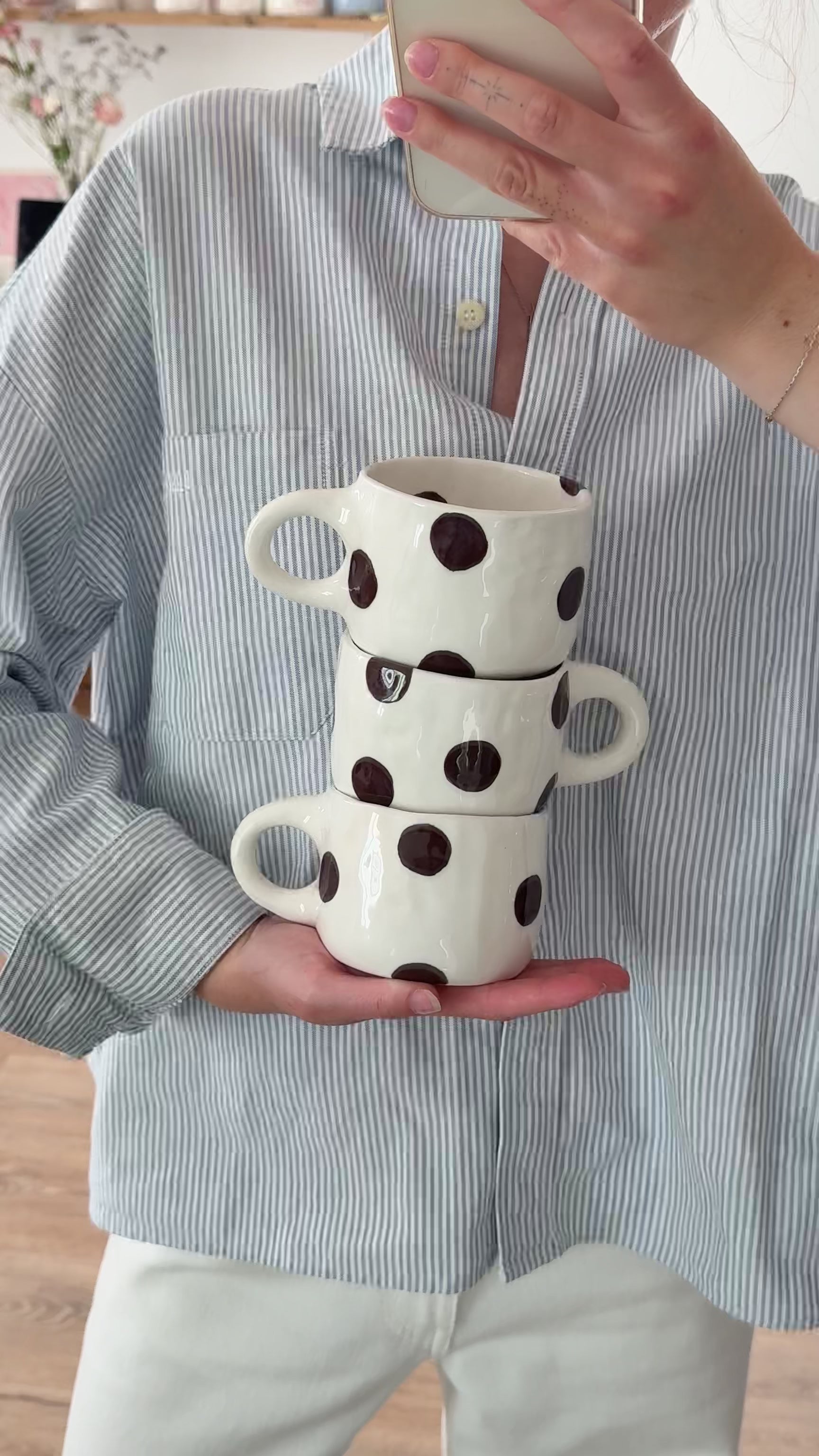 Mug à pois